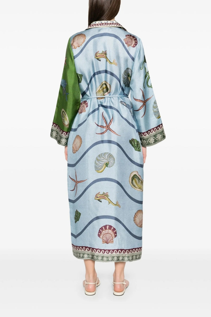 Relaxed Fit Linen Gown