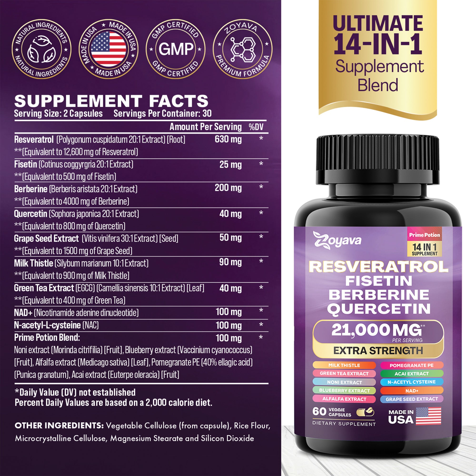 Radiant Revival Bundle: Cosmic Collagen Beauty Complex 64,000MCG & Revitalize Resveratrol 21,000MG