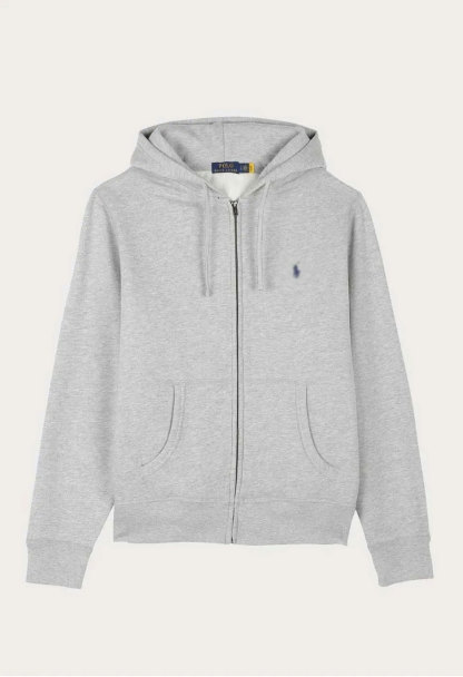 Polo Ralph Lauren Cotton Blend Hoodie – Grey