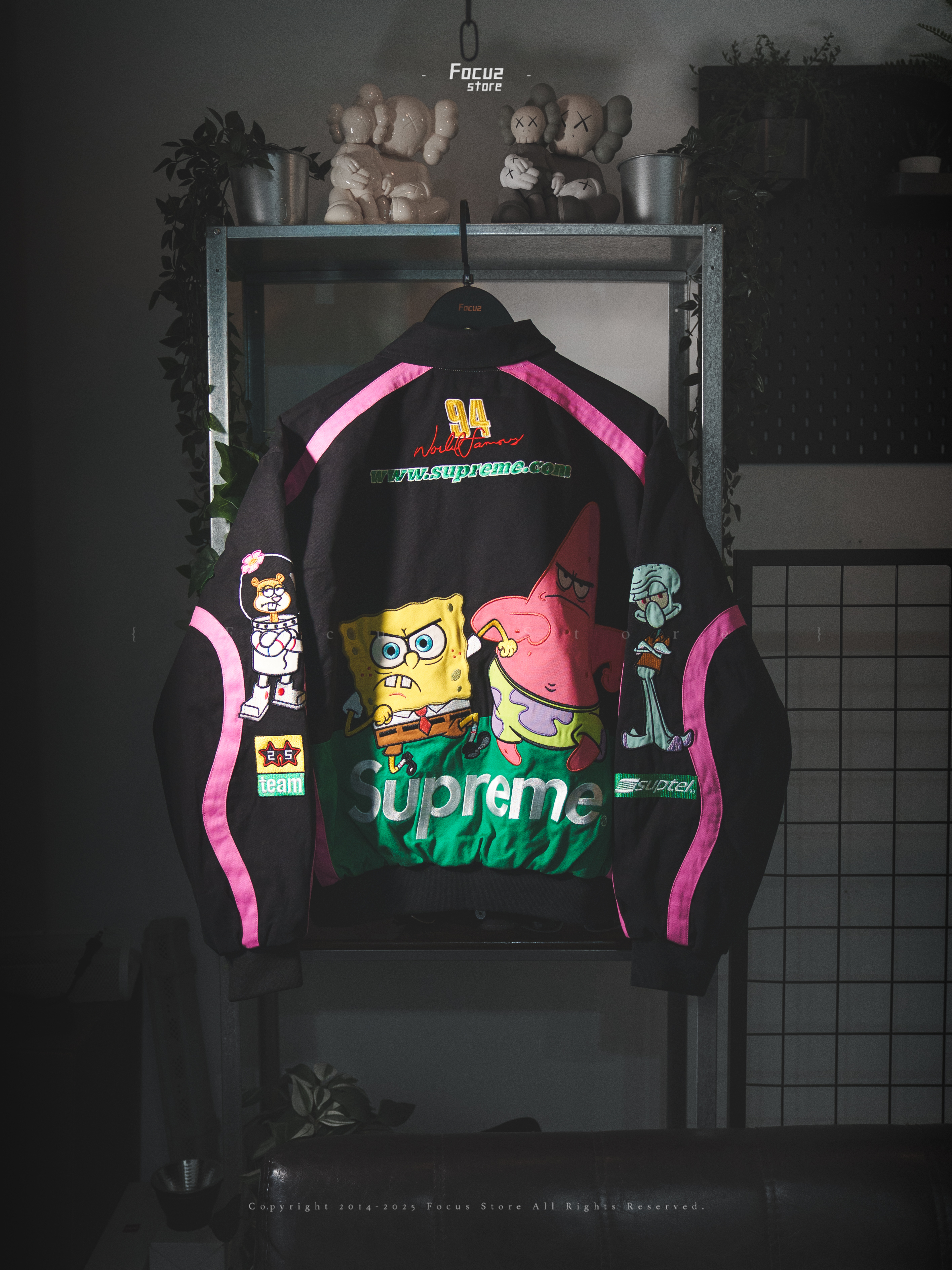  Spongebob Squarepants x SS25 Week11 Jeff Hamilton Racing Jacket 
