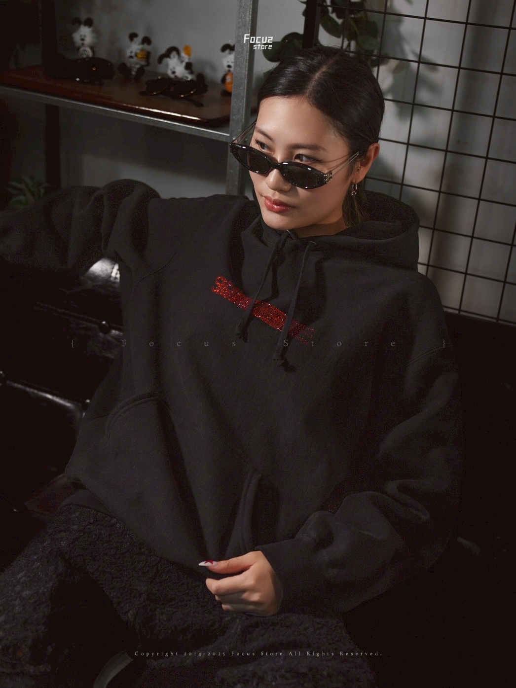 Swarovski x Motion Logo Hooded Sweatshirt 