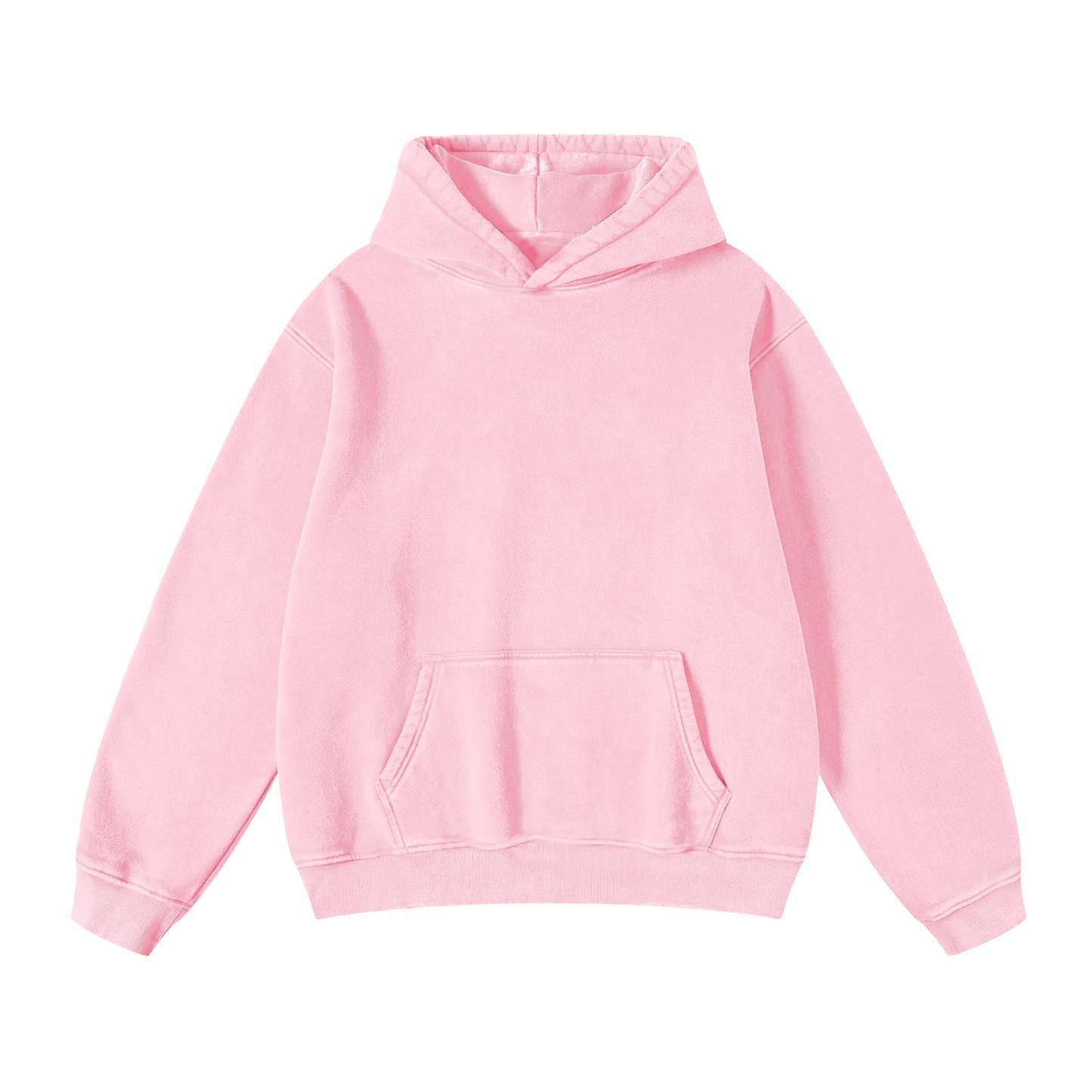 Unisex Oversized Acid Wash Hoodie Pullover