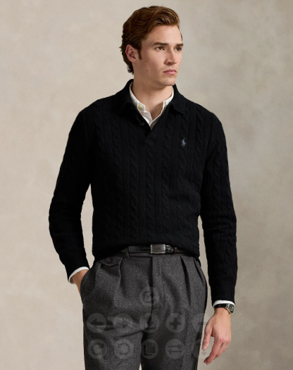 Cable-Knit Wool-Cashmere Sweater