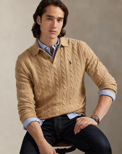 Cable-Knit Wool-Cashmere Sweater