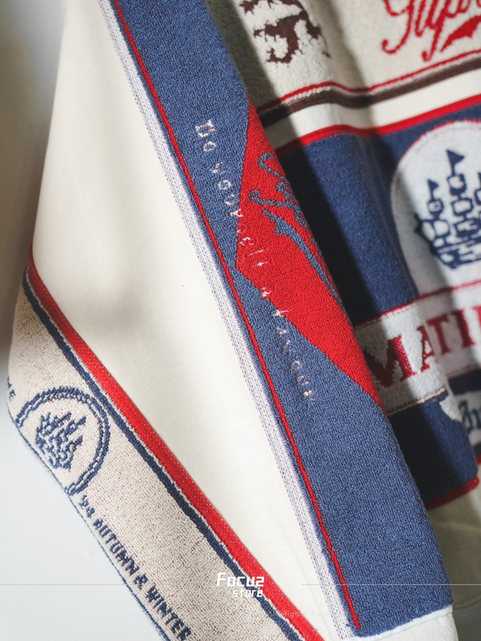  Martine Rose Towel Zip Up Hooded Sweatshirt 黑/白 兩色 拉鍊外套