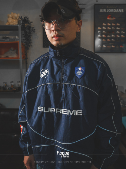  FW24 Week11 Reflective Piping Pullover Jacket 