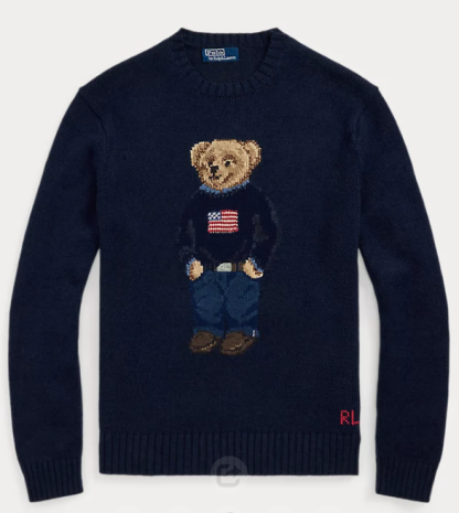 Polo Bear Cotton-Linen Sweater