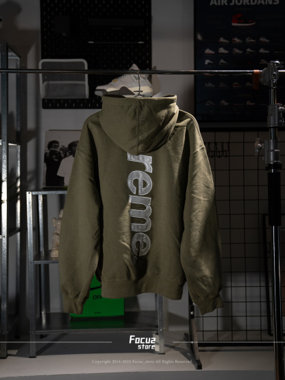  FW23 Week8 Satin Hooded Sweatshirt