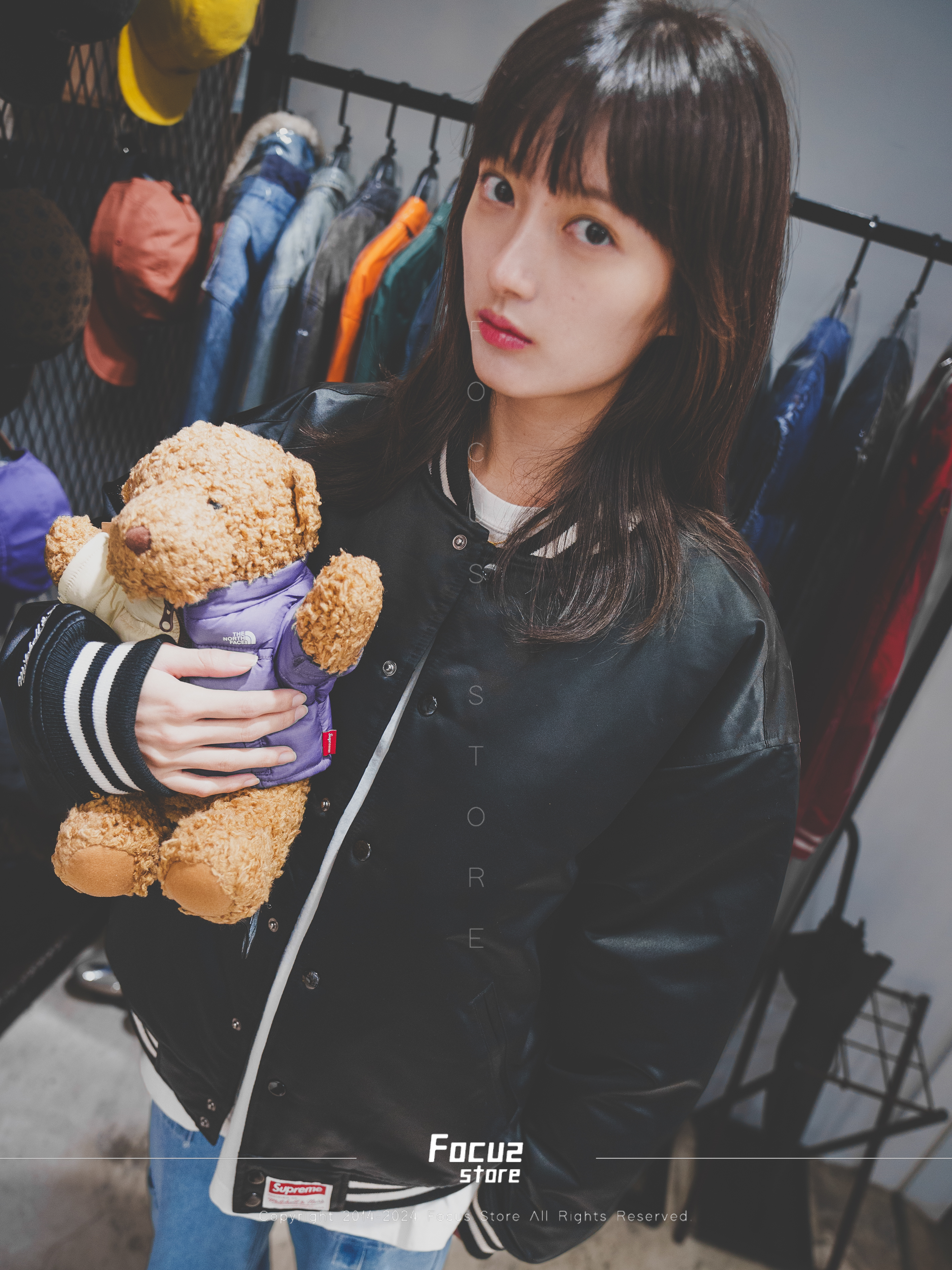  Mitchell&Ness x FW24 Week12 Satin Varsity Jacket 