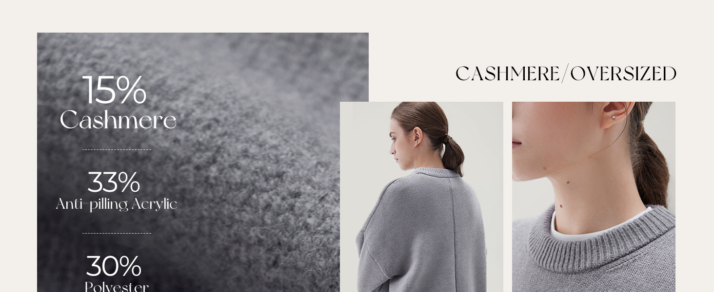 Cashmere sweater for women