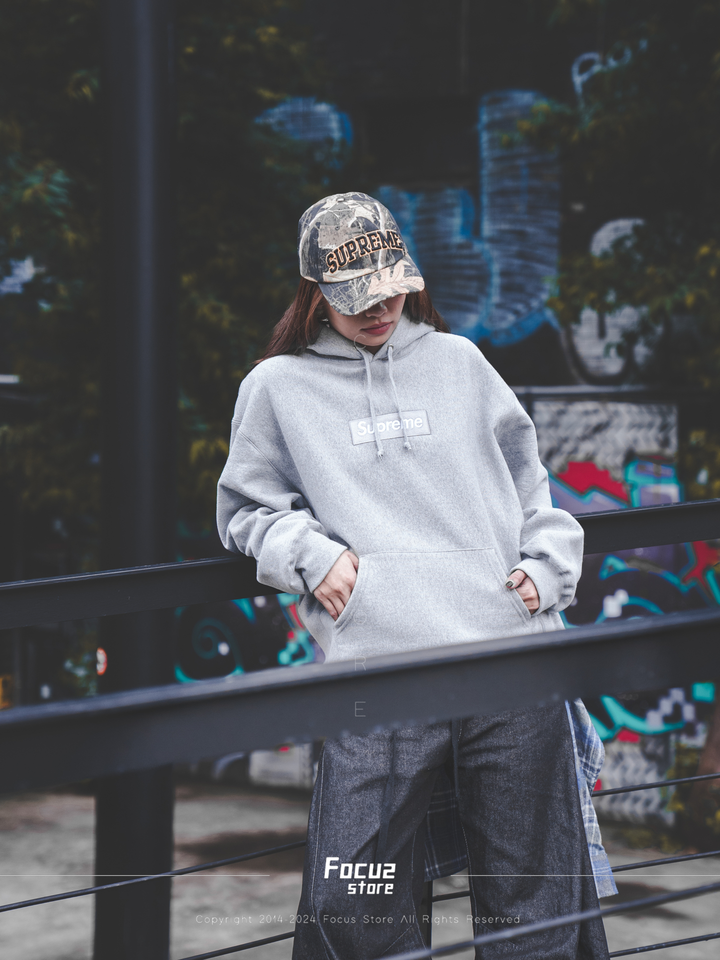  FW24 Week17 Box Logo Hooded Sweatshirt 