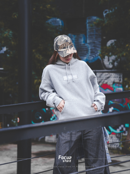  FW24 Week17 Box Logo Hooded Sweatshirt 