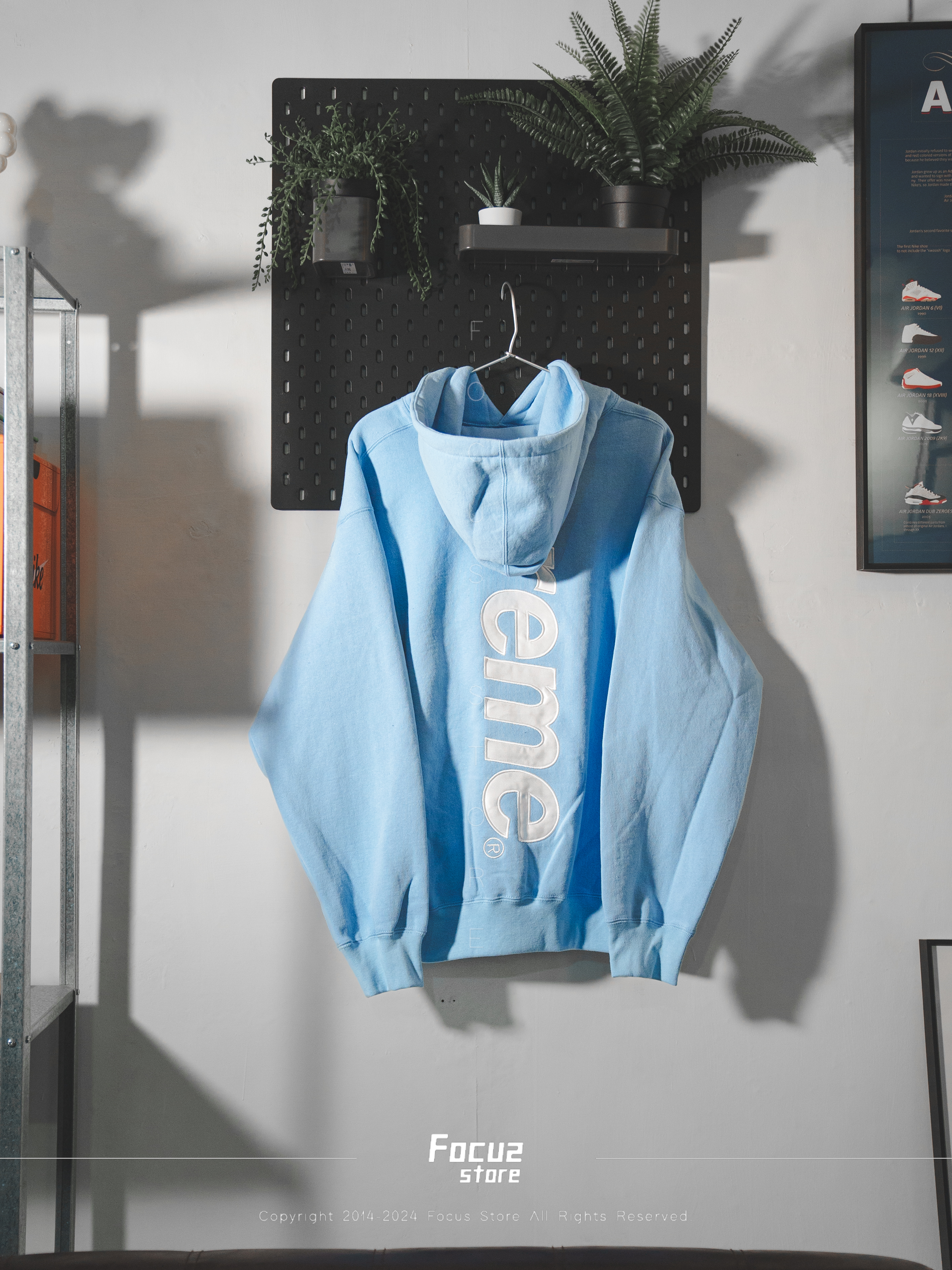  FW24 Week3 Satin Appliqué Hooded Sweatshirt 背字Logo 帽T