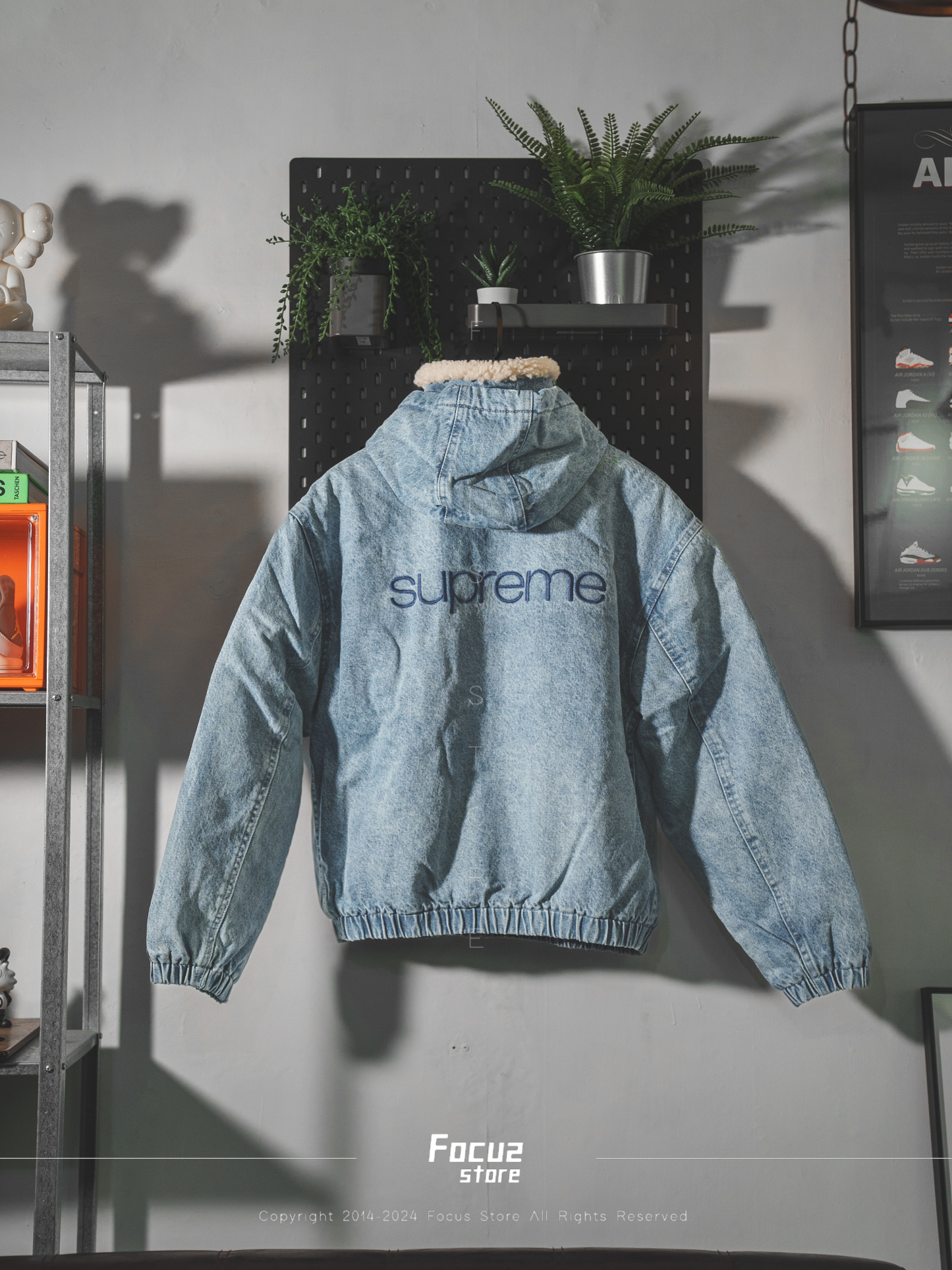  FW24 Week6 Faux Shearling Lined Bomber Jacket 