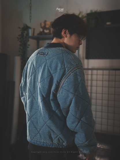  FW25 Week1 Zip-Off Sleeve Quilted Bomber Jacket 