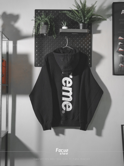  FW24 Week3 Satin Appliqué Hooded Sweatshirt 背字Logo 帽T