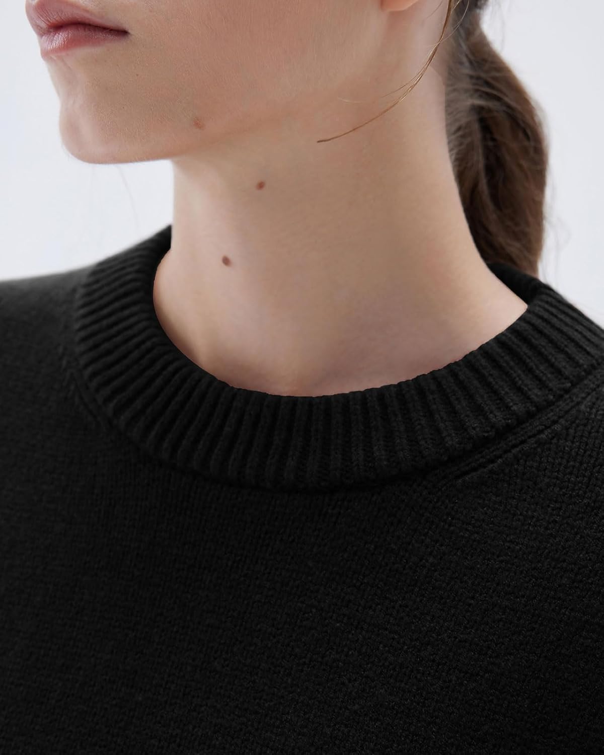 Women Cashmere Oversized Long Sleeve Pullover Sweater Crew Neck Jumpers