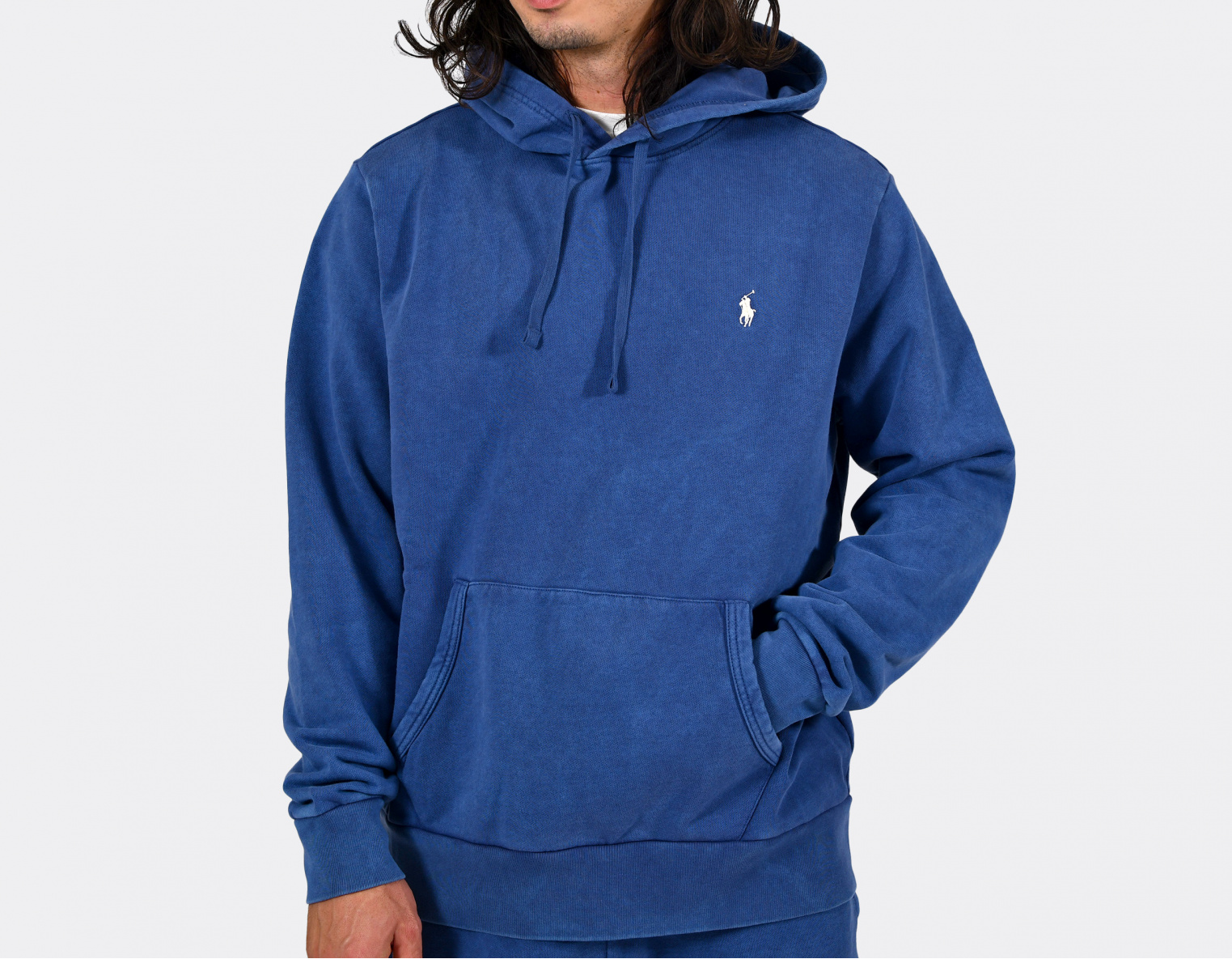Polo Ralph Lauren Loopback Fleece Hoodie Light Navy