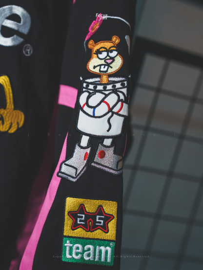  Spongebob Squarepants x SS25 Week11 Jeff Hamilton Racing Jacket 