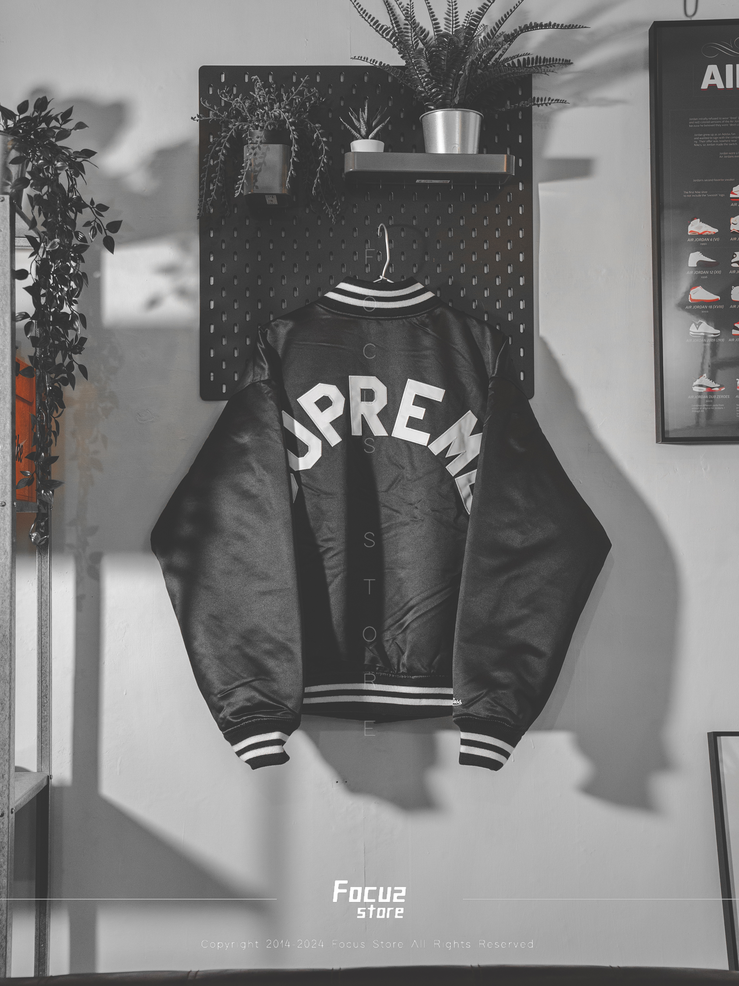  Mitchell&Ness x FW24 Week12 Satin Varsity Jacket 