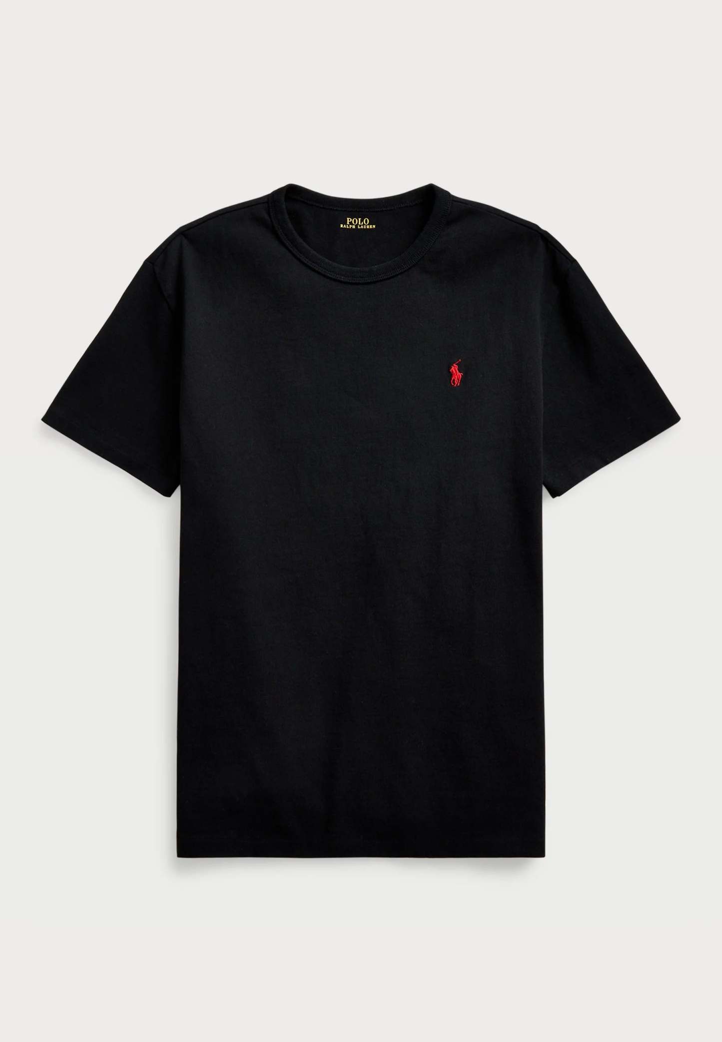 Men's T-shirt Red Logo - Black
