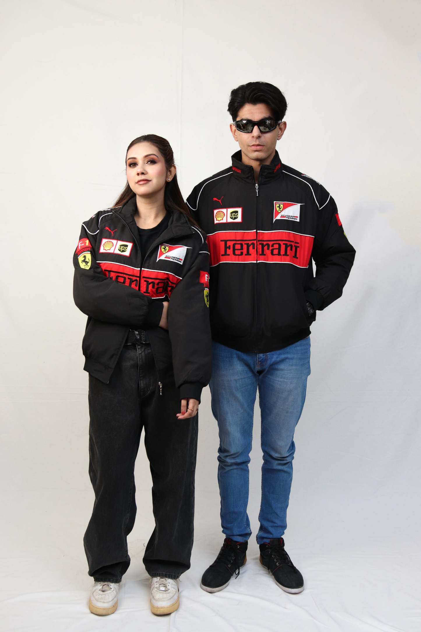 Vintage Scuderia Black FerrariJacket