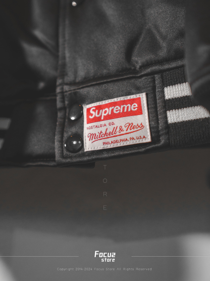  Mitchell&Ness x FW24 Week12 Satin Varsity Jacket 