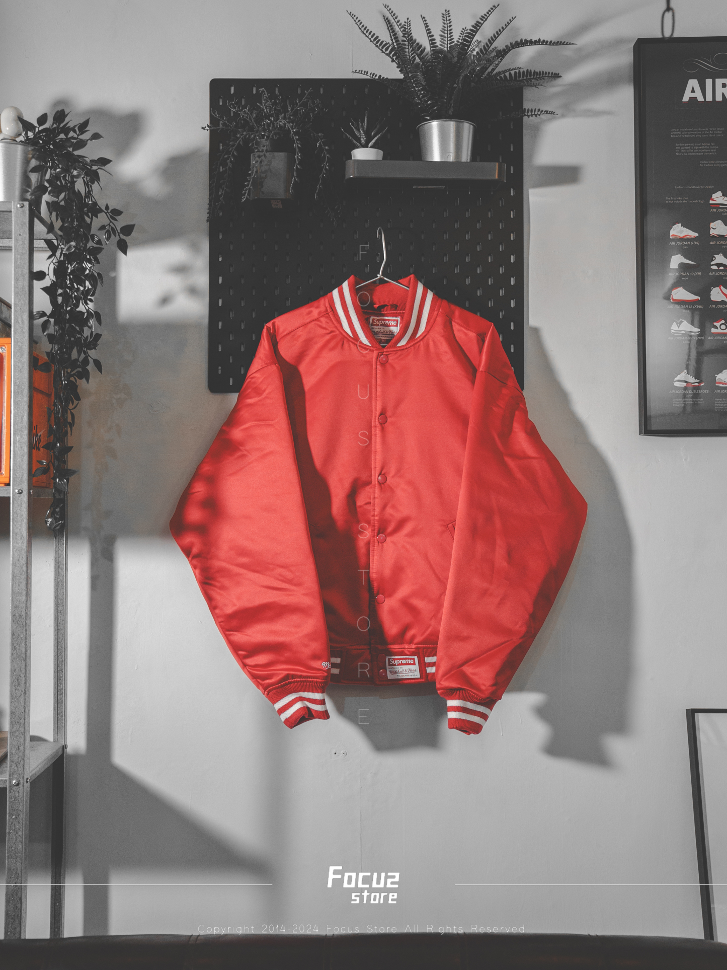  Mitchell&Ness x FW24 Week12 Satin Varsity Jacket 