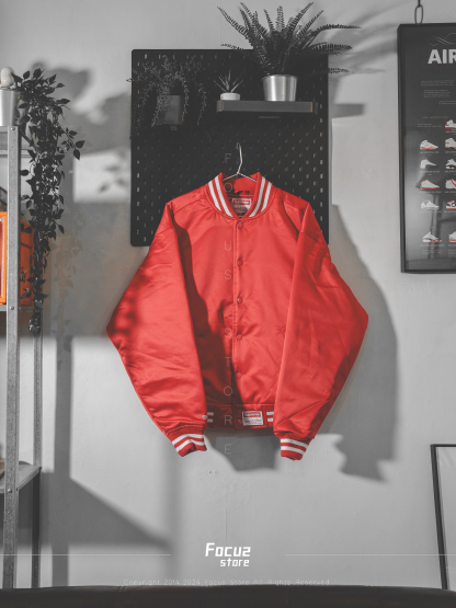  Mitchell&Ness x FW24 Week12 Satin Varsity Jacket 