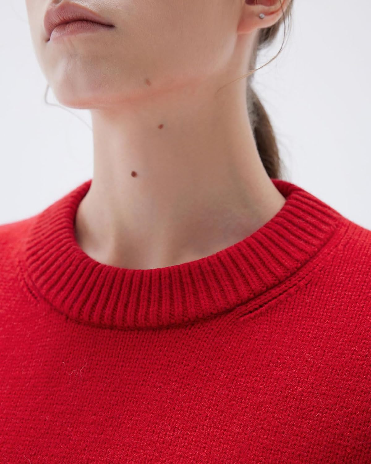 Women Cashmere Oversized Long Sleeve Pullover Sweater Crew Neck Jumpers