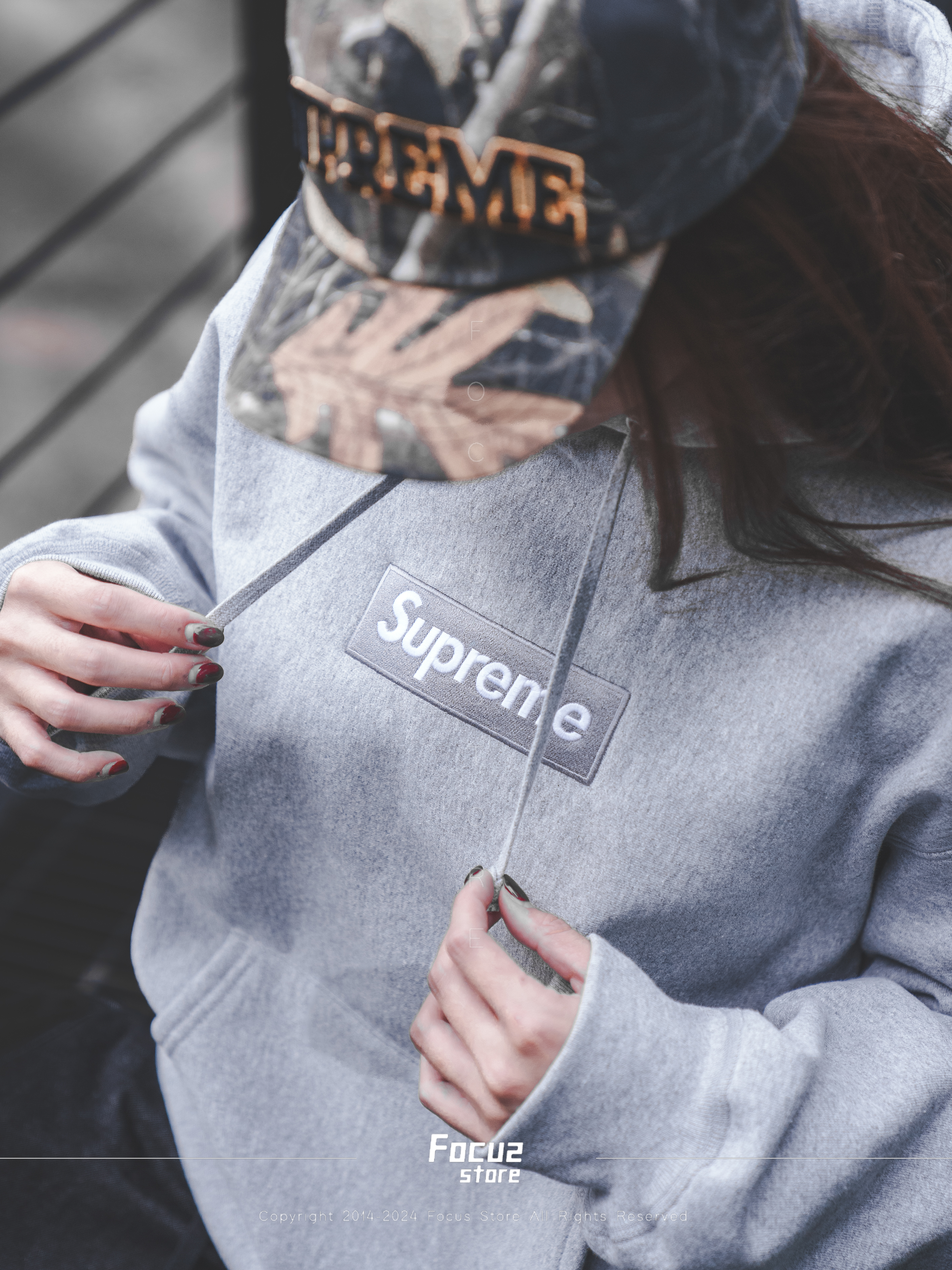  FW24 Week17 Box Logo Hooded Sweatshirt 