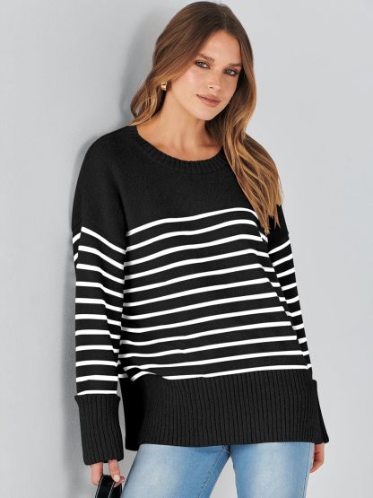 Women's Oversized Sweaters 2025 Long Sleeve Fuzzy Knit Casual Chunky Pullover Sweater Fall Outfits Clothes