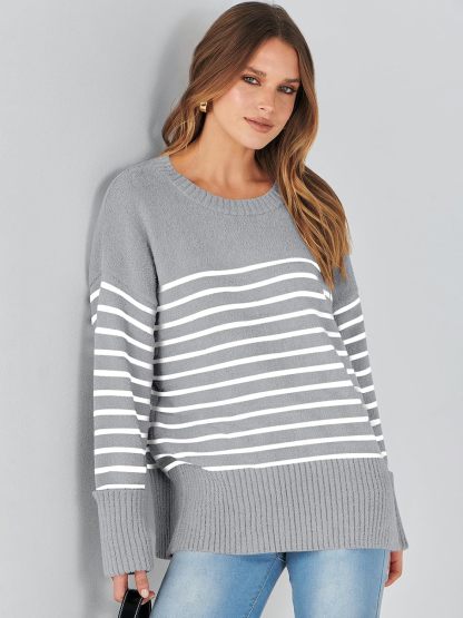 Women's Oversized Sweaters 2025 Long Sleeve Fuzzy Knit Casual Chunky Pullover Sweater Fall Outfits Clothes