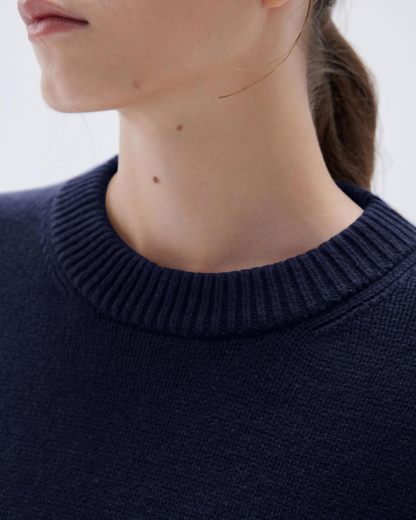 Women Cashmere Oversized Long Sleeve Pullover Sweater Crew Neck Jumpers