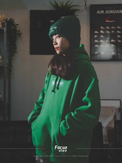  FW24 Week17 Box Logo Hooded Sweatshirt 