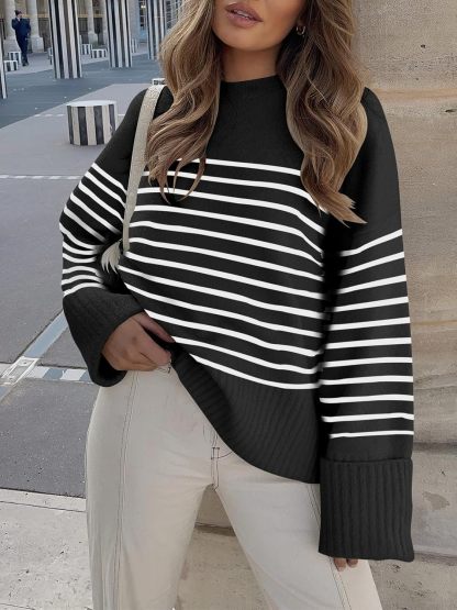 Women's Oversized Sweaters 2025 Long Sleeve Fuzzy Knit Casual Chunky Pullover Sweater Fall Outfits Clothes