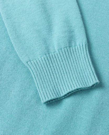 Women's Sweater 100% Cotton Long Sleeeve Pullover Sweater Soft Lightweight Knit Tops 