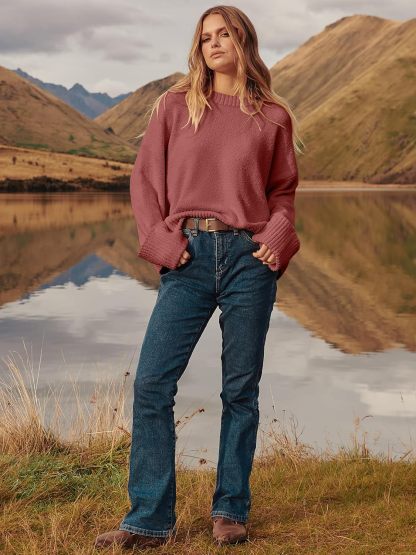 Women's Oversized Sweaters 2025 Long Sleeve Fuzzy Knit Casual Chunky Pullover Sweater Fall Outfits Clothes