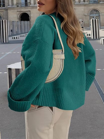 Women's Oversized Sweaters 2025 Long Sleeve Fuzzy Knit Casual Chunky Pullover Sweater Fall Outfits Clothes