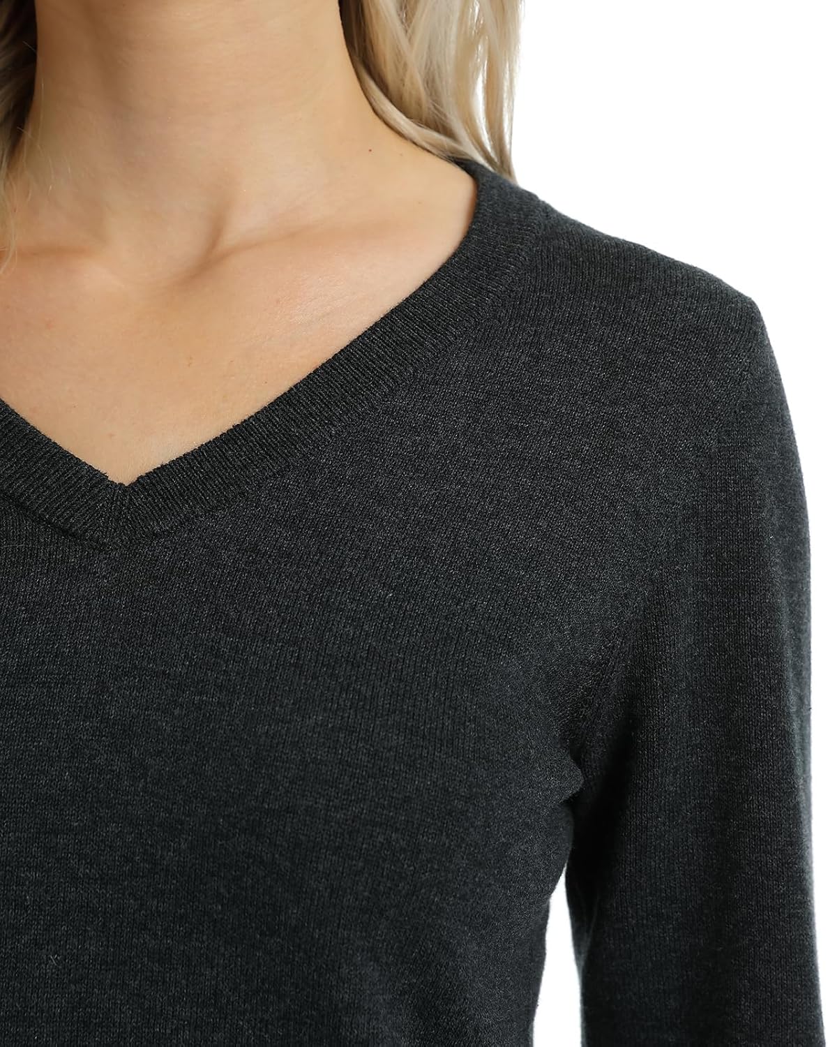 Women's Sweater 100% Cotton Long Sleeeve Pullover Sweater Soft Lightweight Knit Tops 