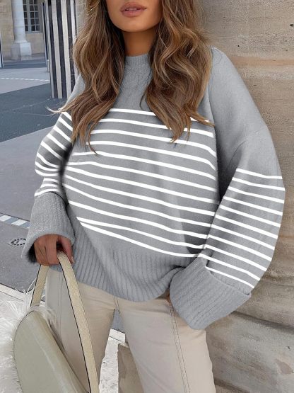 Women's Oversized Sweaters 2025 Long Sleeve Fuzzy Knit Casual Chunky Pullover Sweater Fall Outfits Clothes