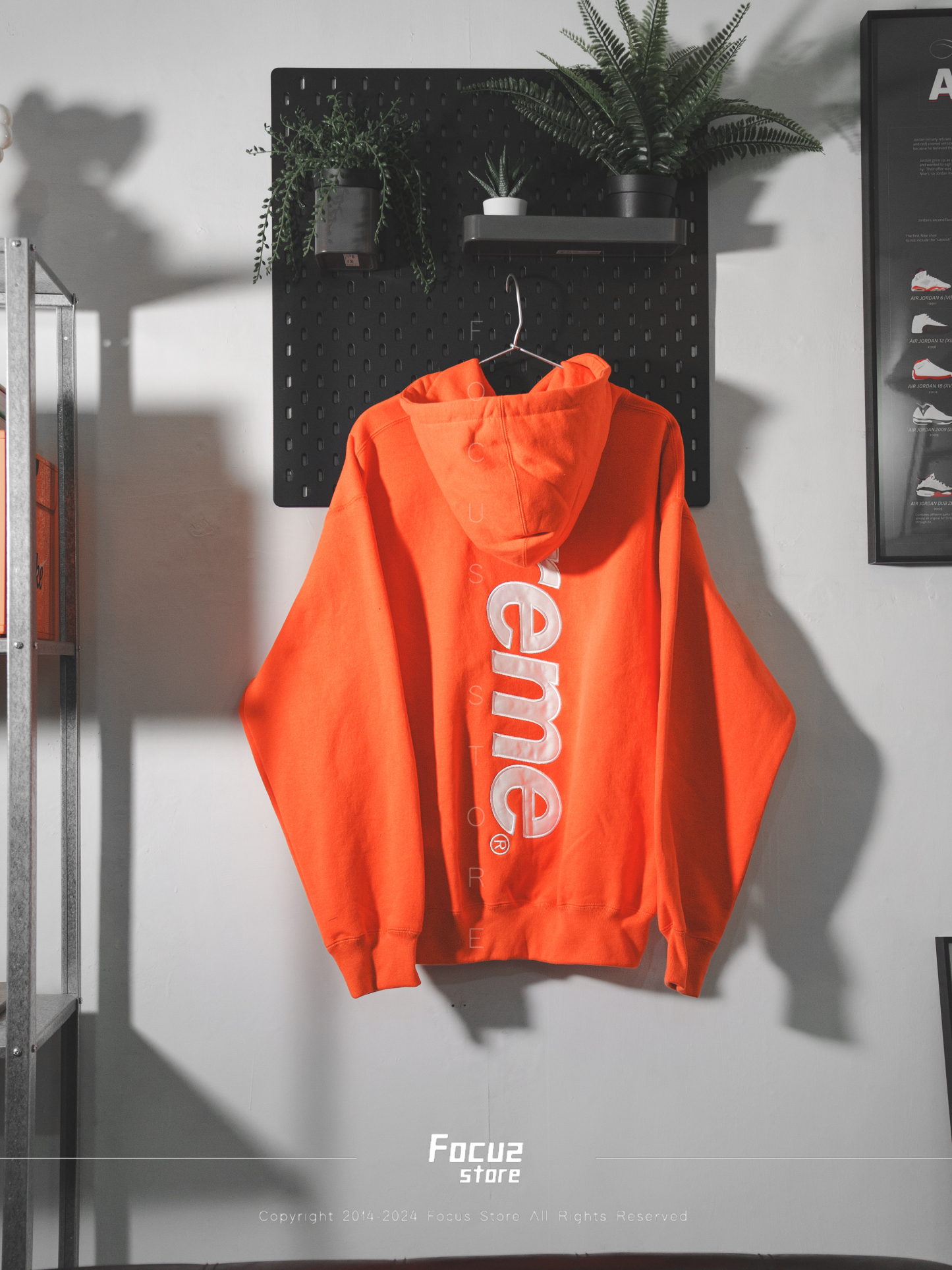  FW24 Week3 Satin Appliqué Hooded Sweatshirt 背字Logo 帽T