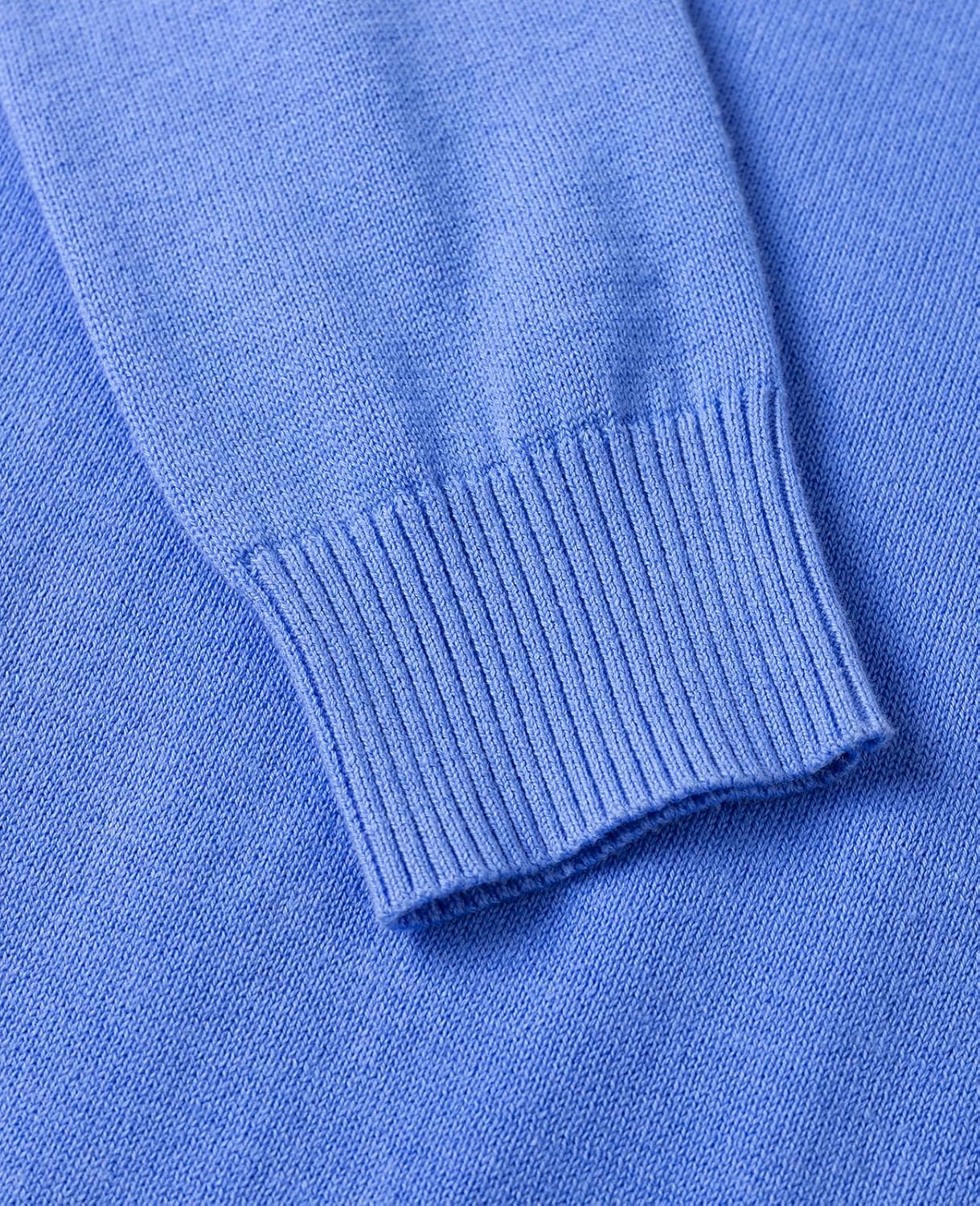 Women's Sweater 100% Cotton Long Sleeeve Pullover Sweater Soft Lightweight Knit Tops 