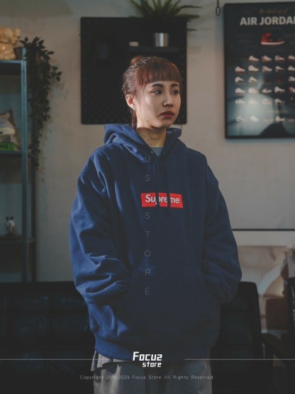  FW24 Week17 Box Logo Hooded Sweatshirt 