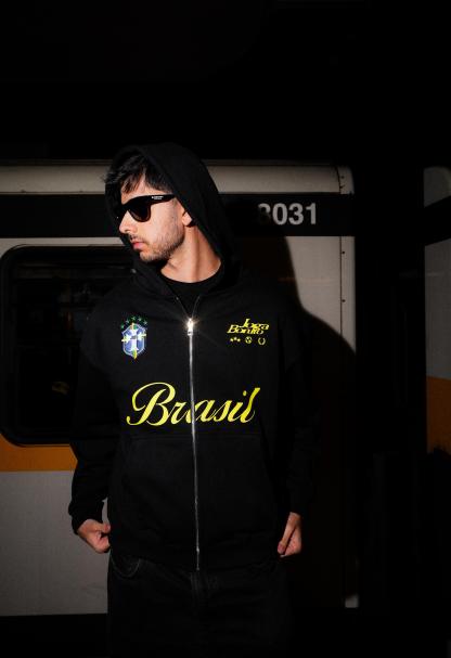 Brazil Football Club Zip Hoodie