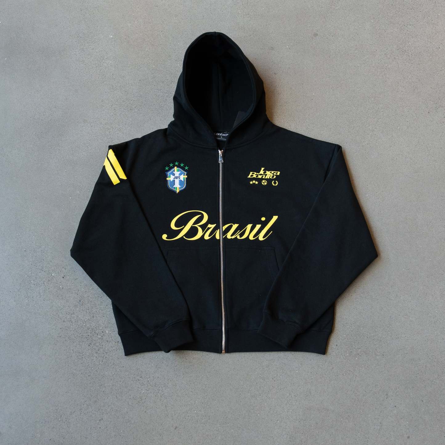 Brazil Football Club Zip Hoodie