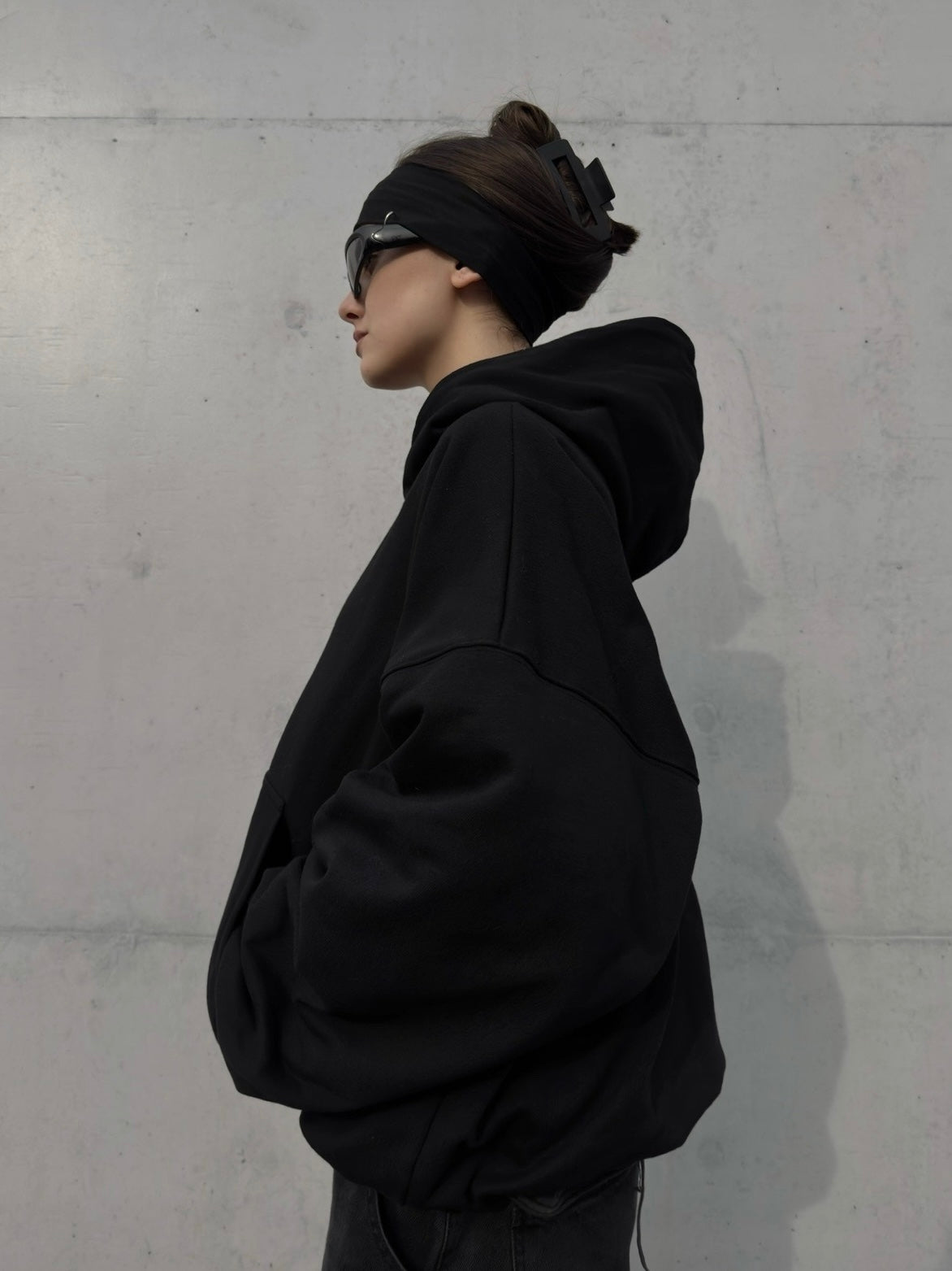 Balahon Hoodie Oversize Unisex Silver (3 colors)