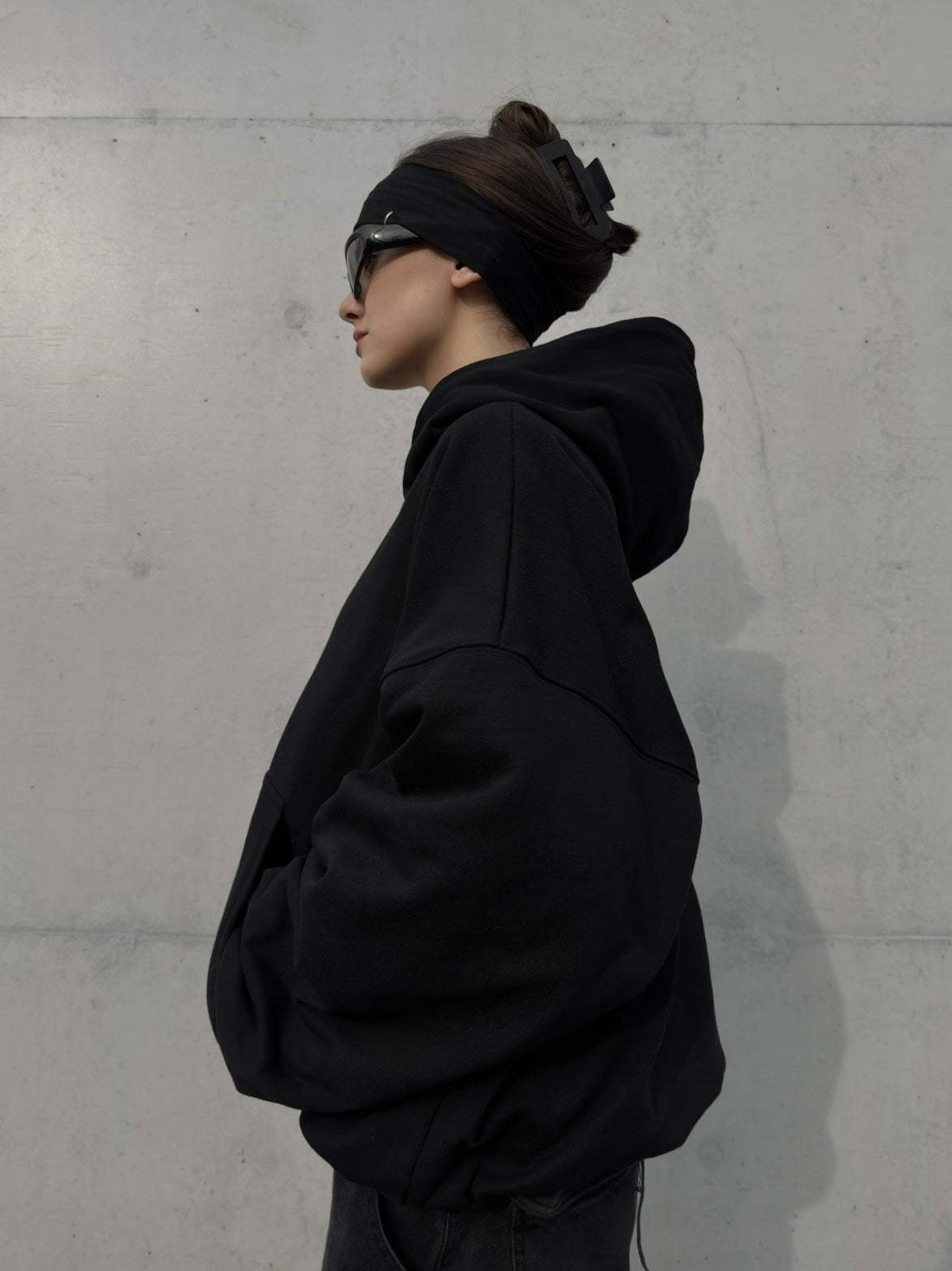 Balahon Hoodie Oversize Unisex Silver (3 colors)