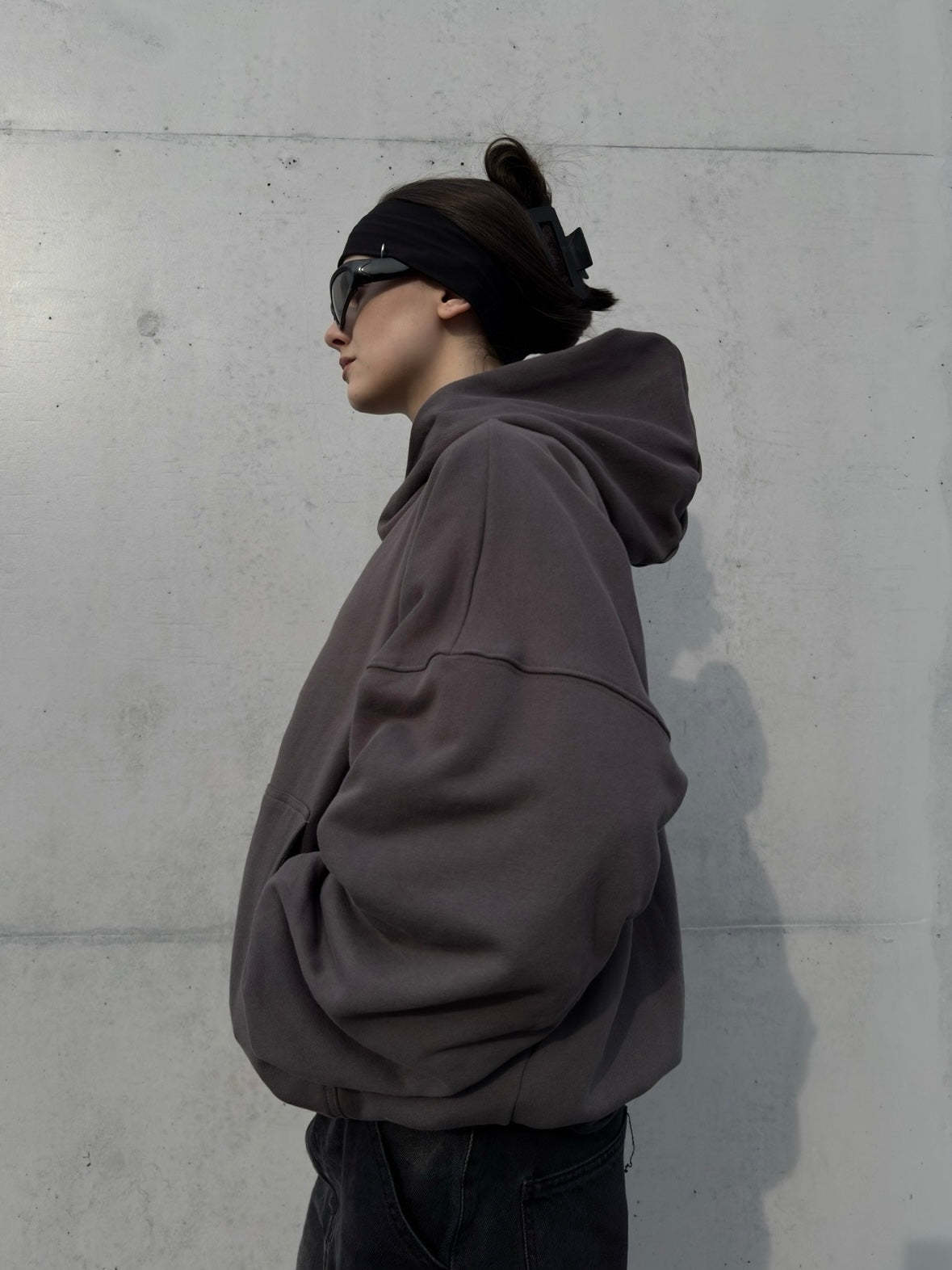 Balahon Hoodie Oversize Unisex Silver (3 colors)