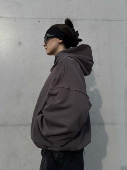 Balahon Hoodie Oversize Unisex Silver (3 colors)